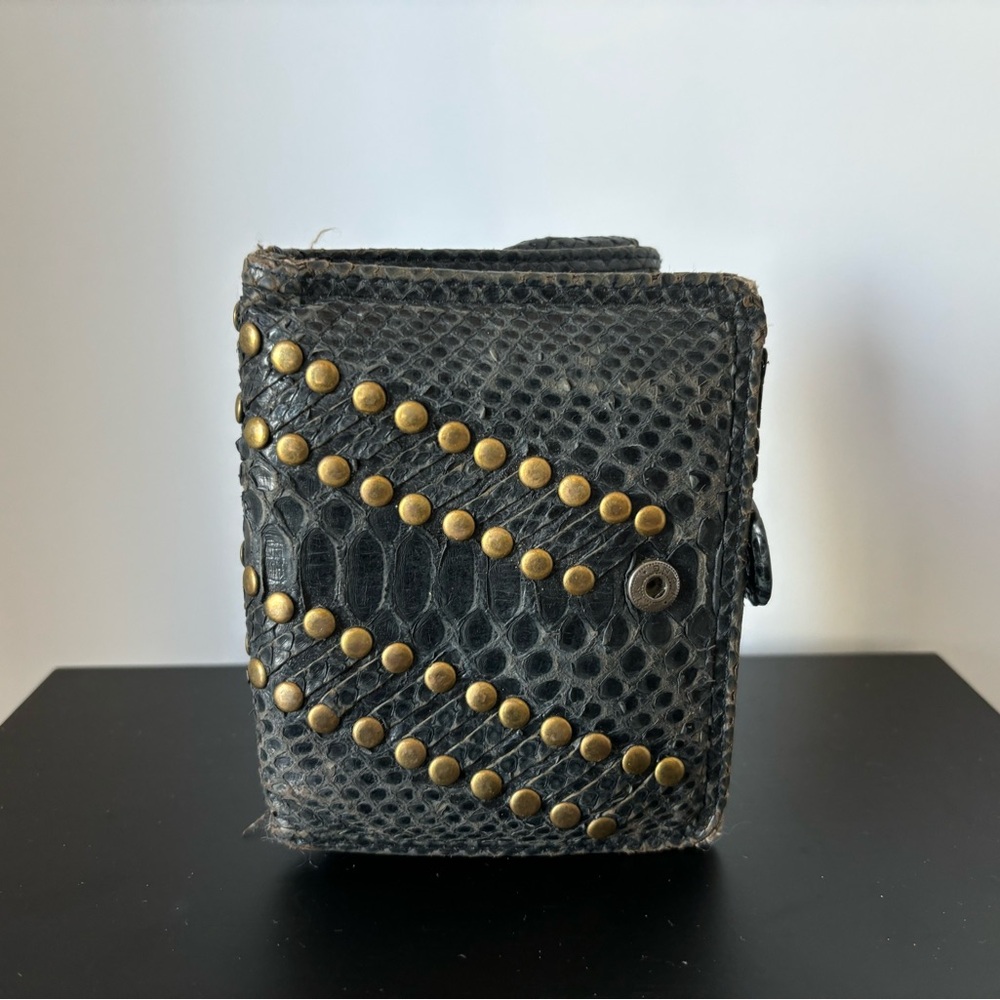 CARLOS FALCHI VINTAGE SNAKESKIN WALLET